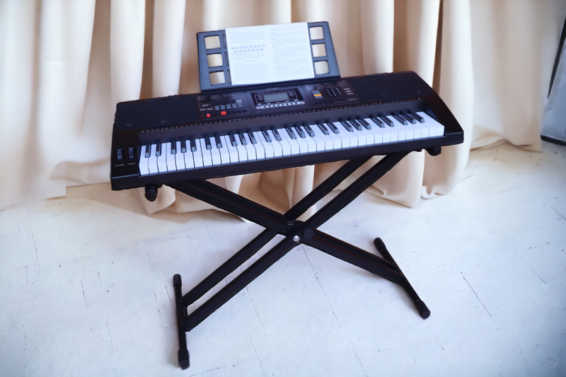 61 Key Keyboard Piano, Portable Electric Piano Keyboard w/LCD Screen, Built-In Speakers, Keyboard ONLY Without Stand Ideal for Beginner Adult he Lexington EK61223, Electronic Organ/ Keyboard