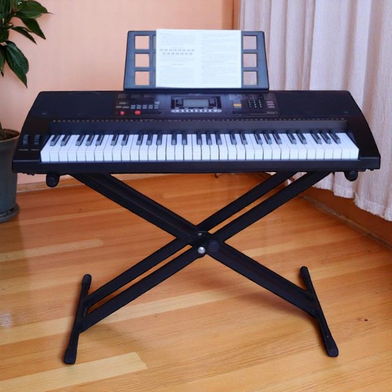 61 Key Keyboard Piano, Portable Electric Piano Keyboard w/LCD Screen, Built-In Speakers, Keyboard ONLY Without Stand Ideal for Beginner Adult he Lexington EK61223, Electronic Organ/ Keyboard