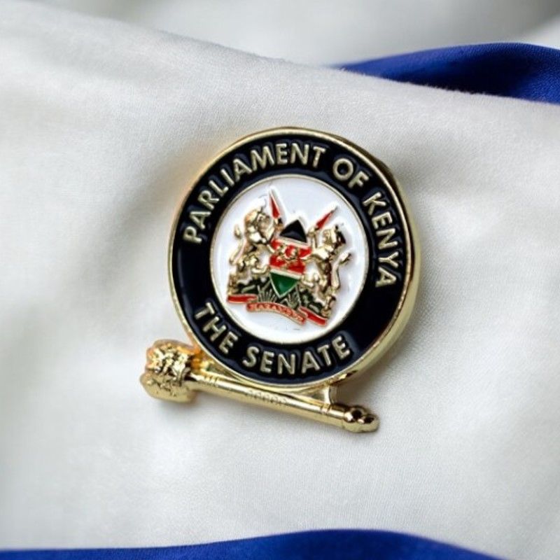 Senate Lapel Pin Badge – Premium Enamel Badge with Coat of Arms & Gold-Plated – Official Accessory for Legislators, Leaders & Collectors
