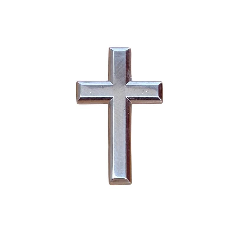Christian Cross Lapel Pin Badge – Classic Religious Brooch for Men & Women, Faith-Inspired Accessory for Church, Weddings & Special Occasions