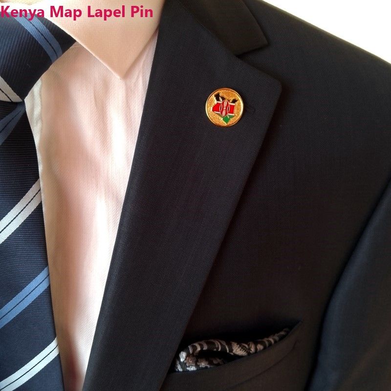 Kenya Flag Lapel Pins Collection – Premium Gold-Tone Enamel Patriotic Pins (9 Unique Designs | Variant Options for Corporate, Events & Gifting)