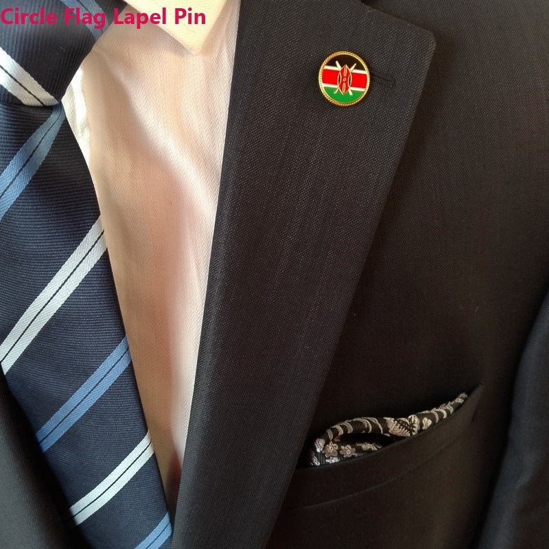 Kenya Flag Lapel Pins Collection – Premium Gold-Tone Enamel Patriotic Pins (9 Unique Designs | Variant Options for Corporate, Events & Gifting)