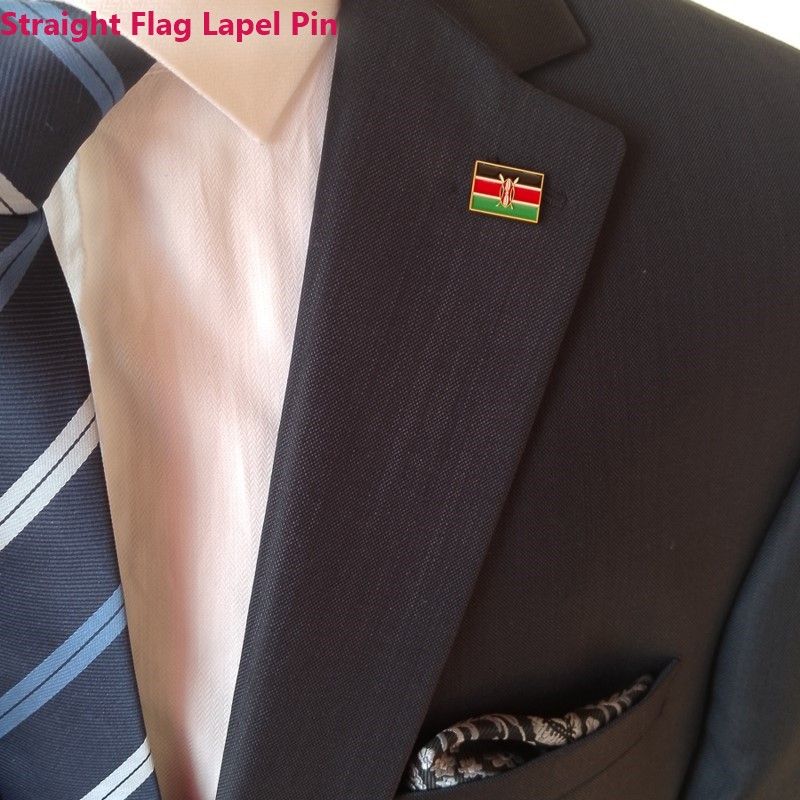Kenya Flag Lapel Pins Collection – Premium Gold-Tone Enamel Patriotic Pins (9 Unique Designs | Variant Options for Corporate, Events & Gifting)