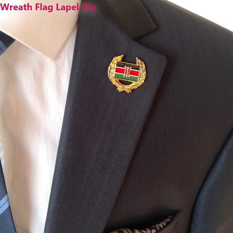 Kenya Flag Lapel Pins Collection – Premium Gold-Tone Enamel Patriotic Pins (9 Unique Designs | Variant Options for Corporate, Events & Gifting)
