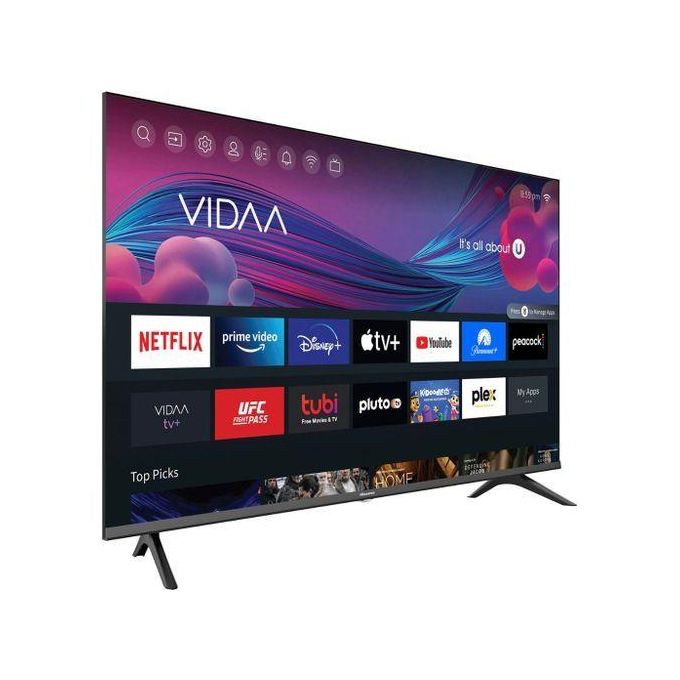 Hisense 43"Inch, A4 Series, 43A6, Frameless, UHD 4K, Smart TV-NETFLIX,YOUTUBE,PRIMEVIDEO,NATURAL COLOR ENHNANCER-BLUETOOTH CONNECTIVITY, BUILT-IN WIFI, INBUILT DECODER,VIDAA OS,DTS VIRTUAL-X