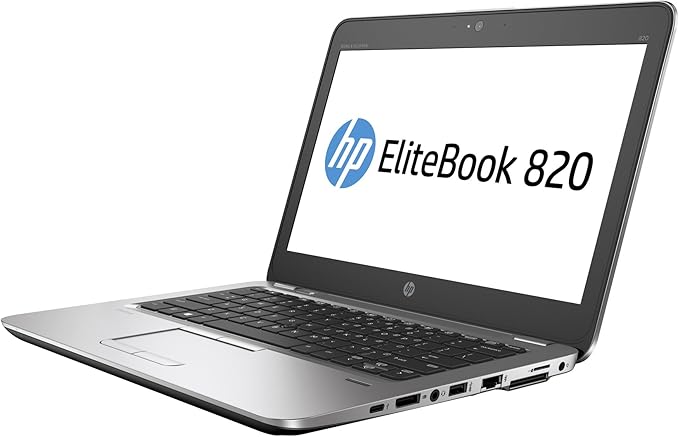 HP EliteBook 820 G3 Intel Core I5 8GB-256GB SSD 6th Gen Refurbished Silver-12.6", 6 Months Warranty
