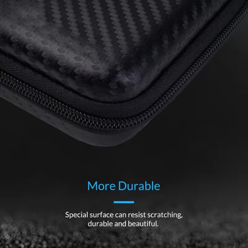 Data Cable Storage Bag Earphone Mobile Phone Charger U Disk Case Folding Portable Mini Zipper Pouch EVA Electronics Storage Bags Portable Gadget Storage Bag Portable Gadget Storage Bag