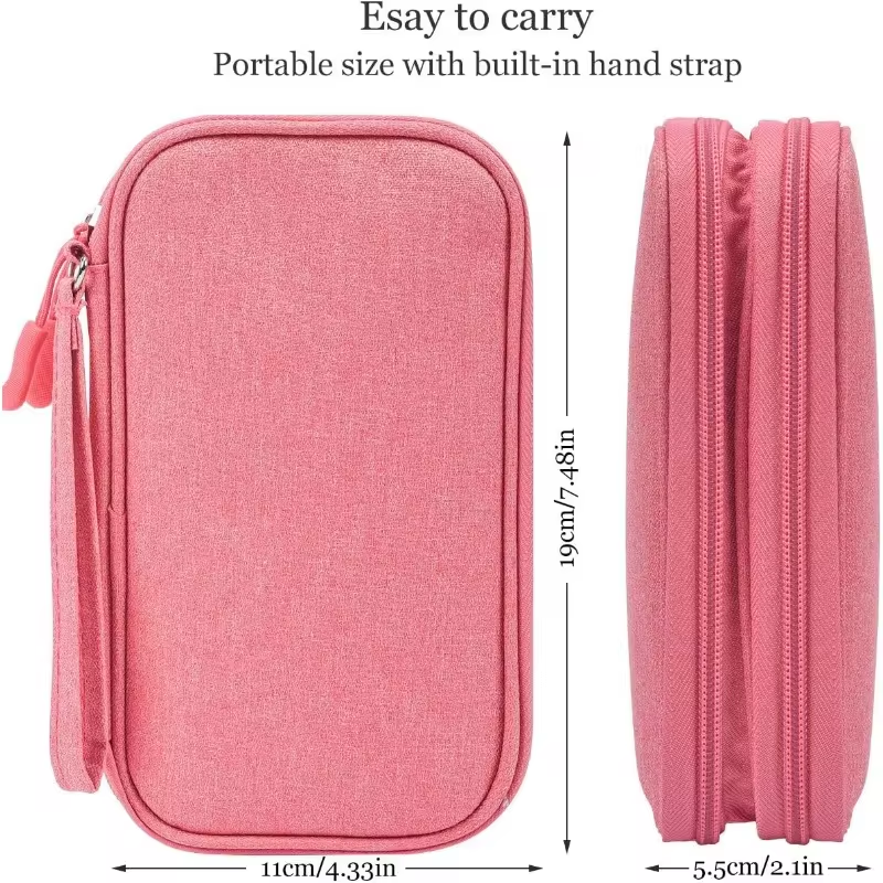 Portable Gadget Storage Bag Cable Gadget Organizer Storage Bag Electronic Organizer Travel USB Cable Accessories Bag/Case,Waterproof for Power Bank,Charging Cords,Chargers
﻿