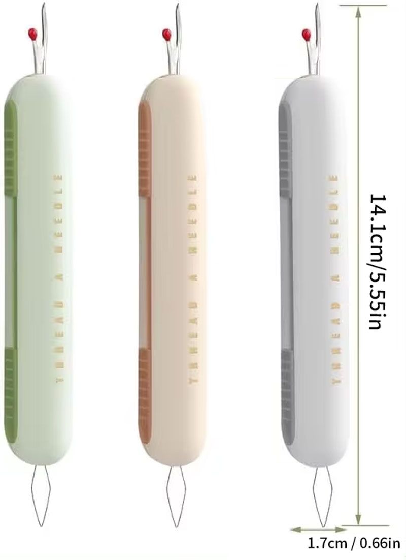 2 in 1 Needle Threaders Seam Rippers for Sewing, Threading and Seam Remover Seam Ripper Tool for Sewing Crafting