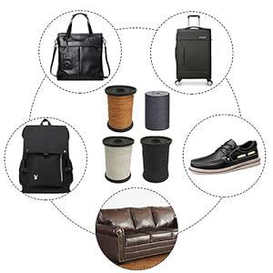 Leather Sewing Kit DIY Leather Sewing Awl Needle with Copper Handle Set Leather Canvas Tent Shoes Repairing Tool  W/Nylon Thread3 Color 50m Nylon Cord Thread for Handmade Leather Sewing Tools Shoe