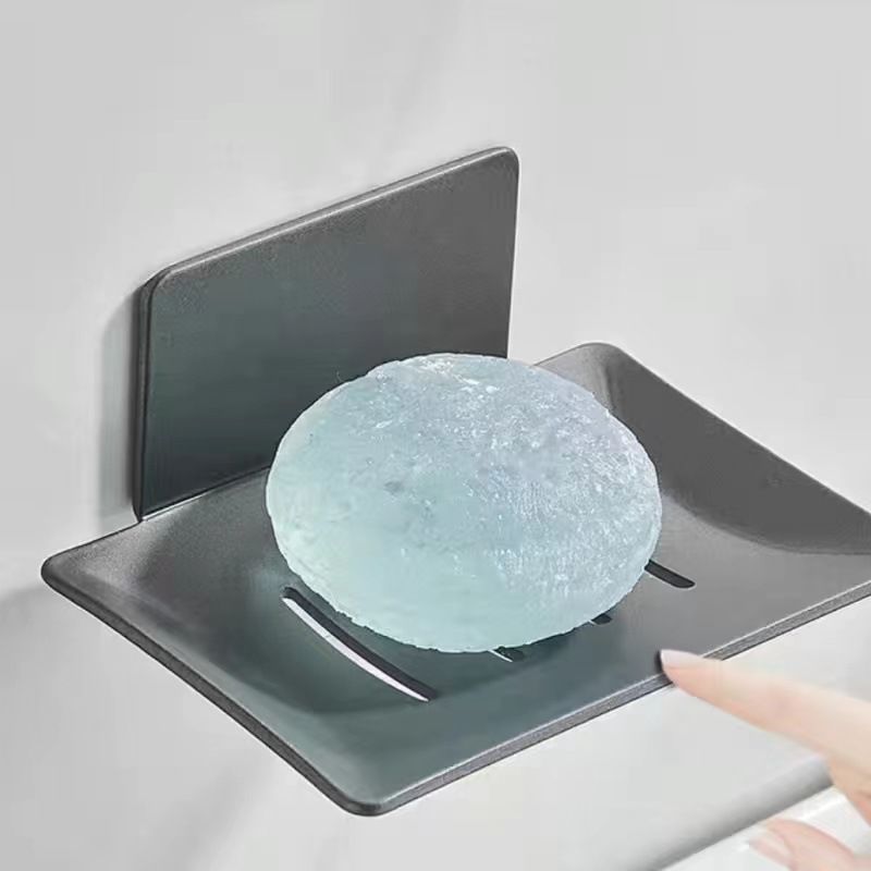 Shower Soap Tray Holder Stainless Steel Bathroom Shower Storage Soap Tray Mesh Rack Soap Dishes Wall Mounted Drain Soap Dish Box Zeep Houder 1 Pcs