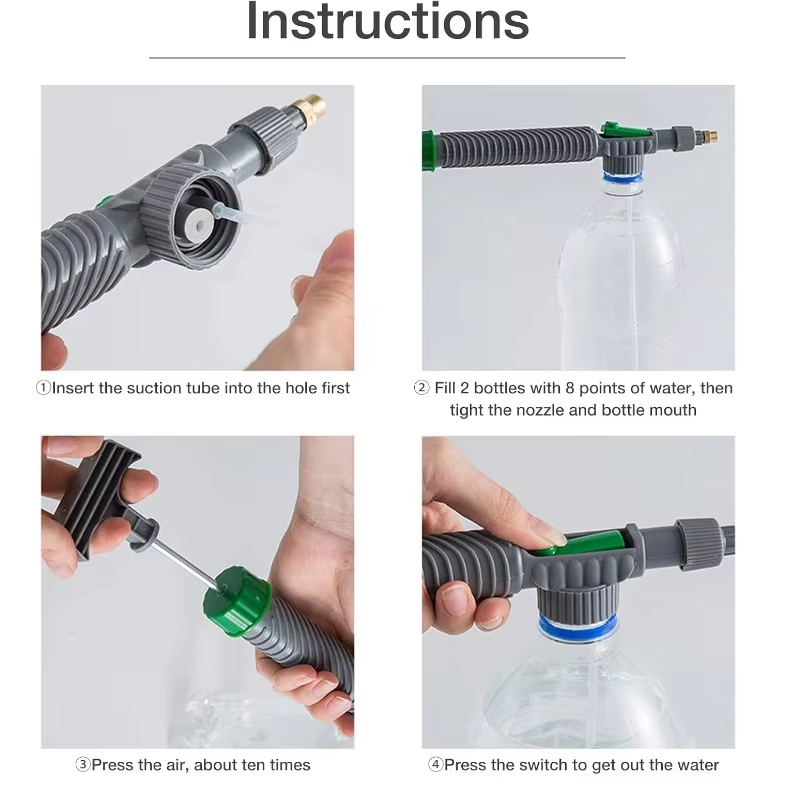 
Spray Head Nozzle Watering Irrigation High Sprayer Water Pressure Flower Garden Gun Sprayer Head Juice Bottles Interface Plastic Trolley Spray Garden Watering Tool  Sprayer Agriculture Tools