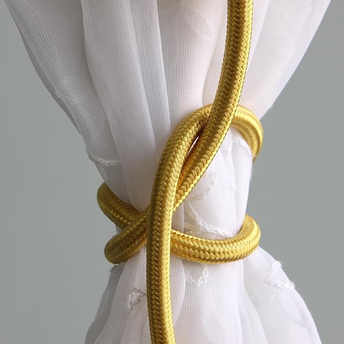 Curtain Clip Curtain Holders Tieback Buckle Clips  Curtain Tieback 2-Pack Creative Curtain Tiebacks Random Modelling Curtain Holdbacks Eelicate Simple Type, Gold  Curtain Accessories Home Decor Gold