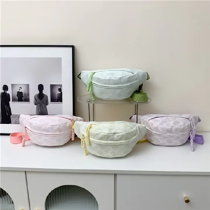 Casual Waist Bag Belt Bag Strip Chest Bag Half Moon Bag Crossbody Bag Crossbody Waist Pack Large Capcity Banana Bag Sport Men'S Women'S Mobile Phone Wallet Sports Canvas Travel Chest Bag