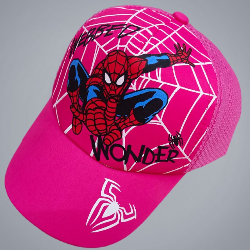 Baseball Hat for Boy Girls Disney Anime Cute Spiderman Kids Hats For Boys Girls Summer Autumn Baby Baseball Cap Children's Hip Hop Sun Hat Child Visor Caps Trucker Cap
﻿