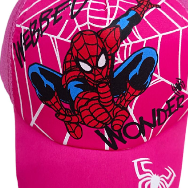Baseball Hat for Boy Girls Disney Anime Cute Spiderman Kids Hats For Boys Girls Summer Autumn Baby Baseball Cap Children's Hip Hop Sun Hat Child Visor Caps Trucker Cap
﻿