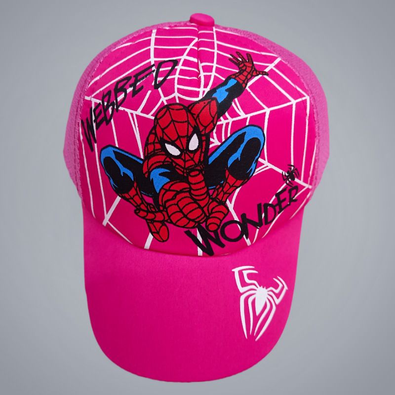 Baseball Hat for Boy Girls Disney Anime Cute Spiderman Kids Hats For Boys Girls Summer Autumn Baby Baseball Cap Children's Hip Hop Sun Hat Child Visor Caps Trucker Cap
﻿