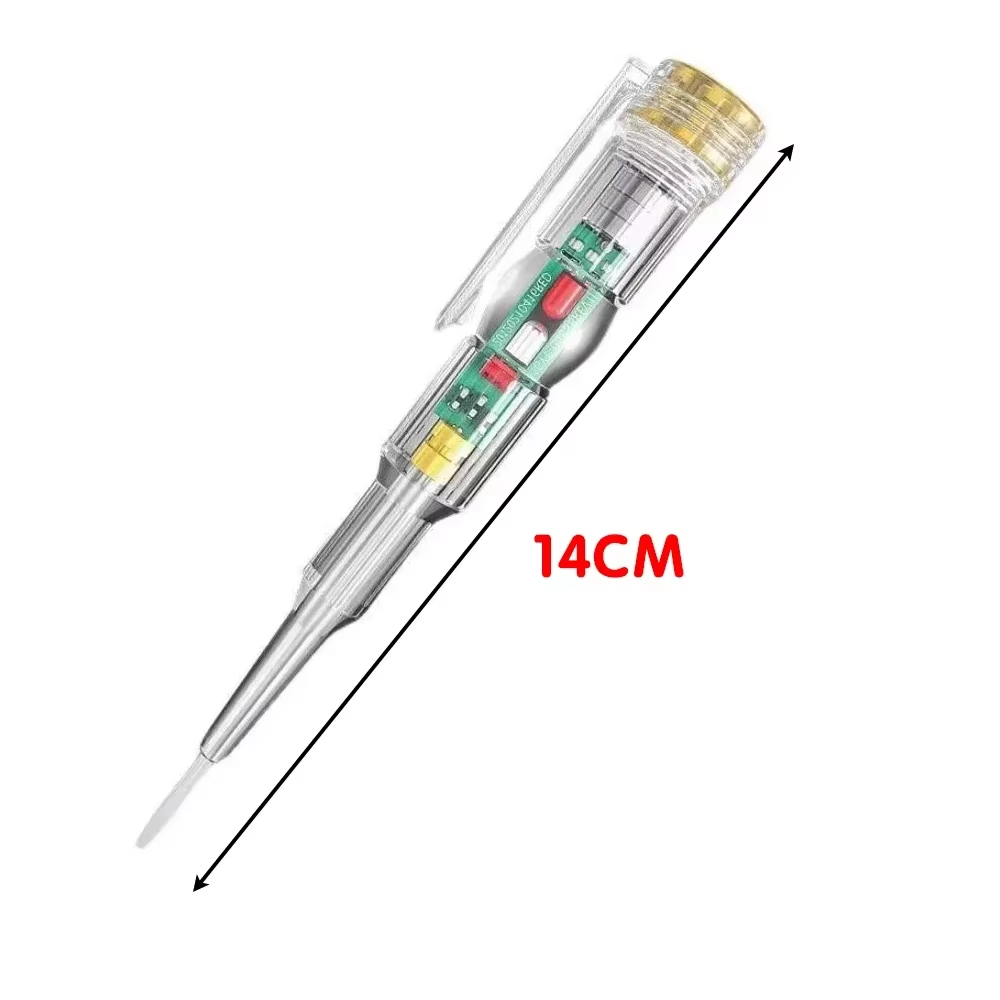 Intelligent Non-contact Pen AC24-250V DC12-24V  Voltage Tester Pen Electric Screwdriver Test Pencil Induction Power Detector Circuit Indicator voltage detector meter Tester Pen Sensor Tester