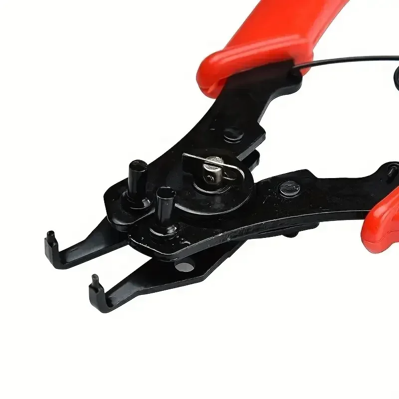 4-in-1 Of Snap Ring Pliers Spring Release Ring Tool Candle Cover Snap Ring Pliers Disassembly Ring Pliers Red Repair Tool
