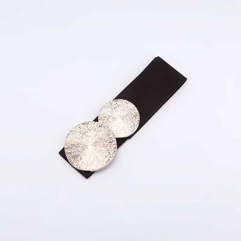 Belts Fashion Women High Quality Elastic Wide Waist Seal Coat Dress Corset Belts for Women Luxury Designer Female Waistband Sweater Decorative Belt Ladies Simple Belted Decorative Coat with Wide Dress