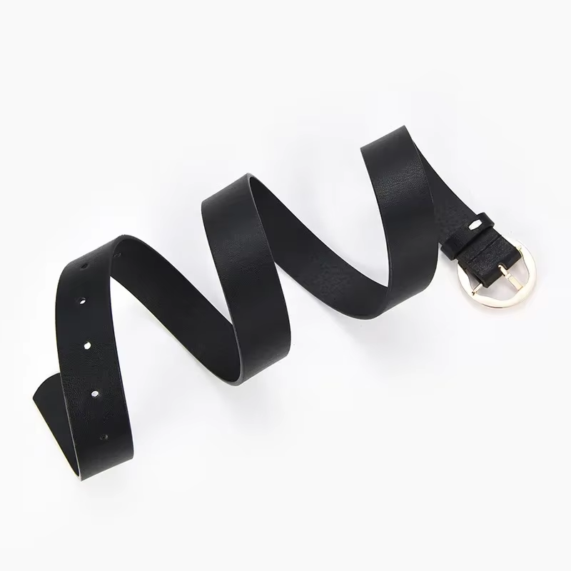 New Women's Wide Belt Fashion Snake Pattern Leopard Pattern Decorative Jeans Irregular Round Buckle Belt for Women