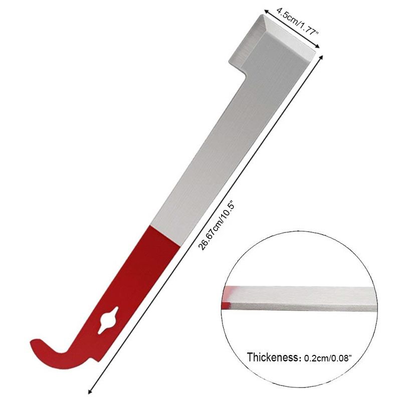 Beekeeping Supplies Stainless Frame Lifter and Scraper J Hook Tool Hive Tool Hook Pry Bar Beekeeping Equipment Beekeeping Supplies