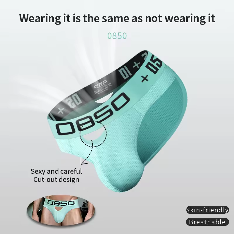 Men's Underwear Men Sexy Printed Cotton Briefs Brand  Men Panties Gay Underwear Penis Underpants Sexy Shorts Panties