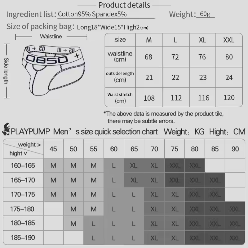 Men's Underwear Men Sexy Printed Cotton Briefs Brand  Men Panties Gay Underwear Penis Underpants Sexy Shorts Panties