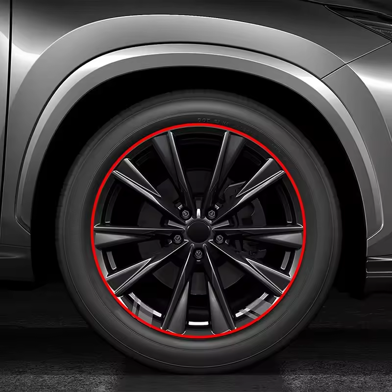 Car Decor Styling Strip Wheel Rim Tire Protection，Universal Car Rim Protect Strip Wheel Edge Protector Car Wheel Sticker Tire Protection Care Covers Car Styling Sturdy and Durable