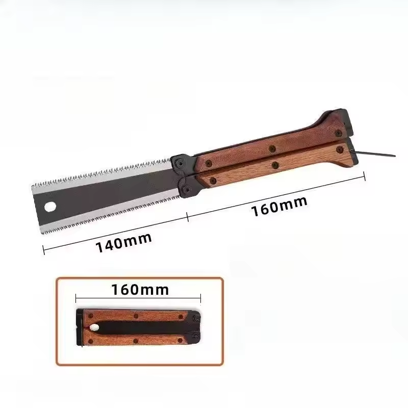 Portable Folding  Hand  Saw SK5 Steel Pocket Garden Double-sided Tooth Saw Japanese Saw, Flush Cut Trim Saw For Woodworking Camping Pruning Saw With Hard Teeth Hacksaw Garden Trimming