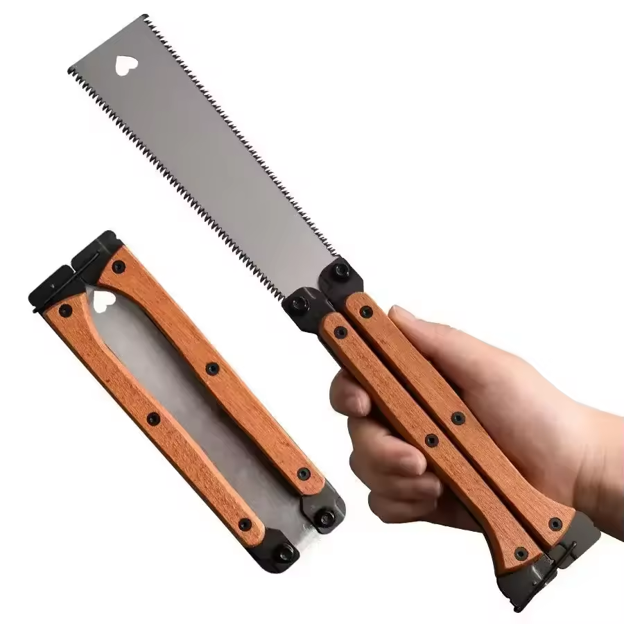 Portable Folding  Hand  Saw SK5 Steel Pocket Garden Double-sided Tooth Saw Japanese Saw, Flush Cut Trim Saw For Woodworking Camping Pruning Saw With Hard Teeth Hacksaw Garden Trimming