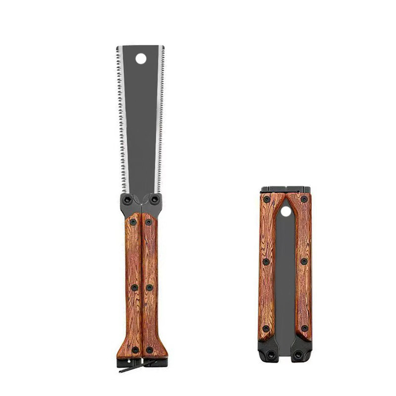 Portable Folding  Hand  Saw SK5 Steel Pocket Garden Double-sided Tooth Saw Japanese Saw, Flush Cut Trim Saw For Woodworking Camping Pruning Saw With Hard Teeth Hacksaw Garden Trimming