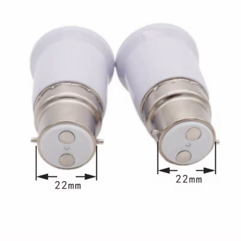 E22 To E27 Lamp Bulb Socket Base Holder Converter Fireproof Light Conversion Adapter Home Room Lighting Accessories