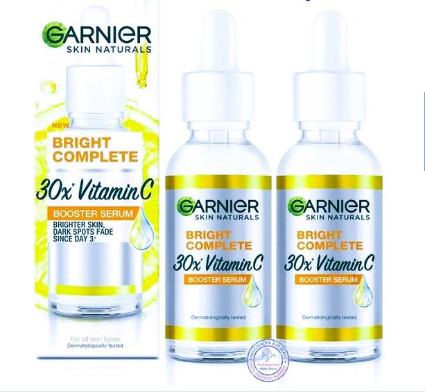 Garnier Bright Complete 30 X Vitamin C Booster Serum 30ml
Garnier Bright Complete 30 X Vitamin C Booster Serum 30ml