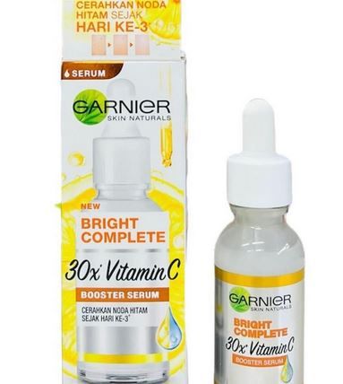 Garnier Bright Complete 30 X Vitamin C Booster Serum 30ml
Garnier Bright Complete 30 X Vitamin C Booster Serum 30ml