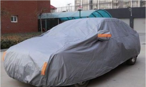 Universal grey Car Cover Outdoor Weather Waterproof Breathable Scratch Rain Snow Heat Resistant Protection Car Covers. - Size YXL