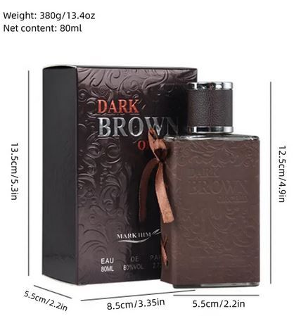 Brown Orchid Dark Perfume Eau De Parfum For Man 80ml Long Lasting Parfume Spray For Body                                                                       .