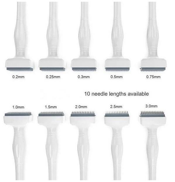 Derma Stamp System Hair Regrowth Professional 140 Microneedles Anti Wrinkle Therapy Dermastamp Roller Skin Beard Growth Care Tool with 0.2/0.25/0.3/0.5/0.75/1.0/1.5/2.0/2.5/3.0mm
