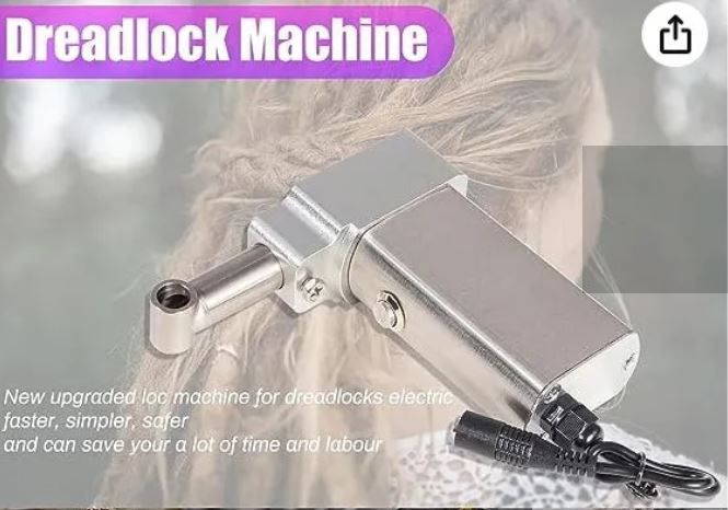 Steel Handheld Dreadlocks Maker Machine Crochet & Instant Loc Machine (10mm Head)