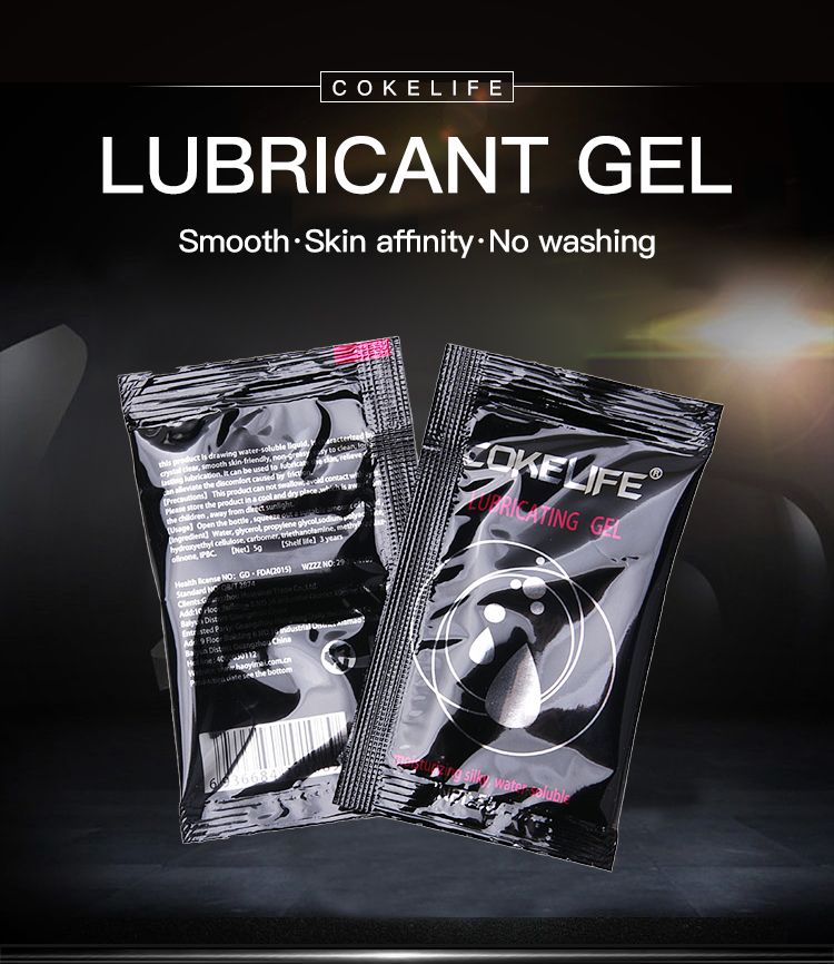 Cokelife Sachet Personal Gel Sex Lubricant Water Based Lubricant Sex Lube