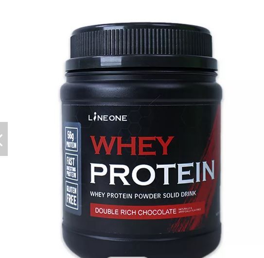 Line One 100% Whey Protein Mass Gainer Double Chocolate 500g - Fast Muscle Growth - Post-Workout