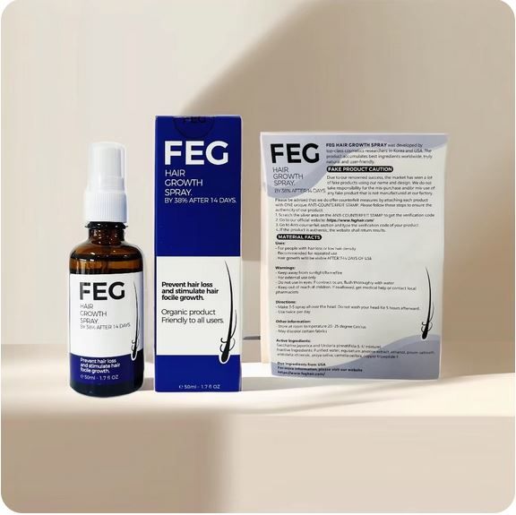 Feg Hair Growth Spray - 50ml                                                                                                                                                                   .