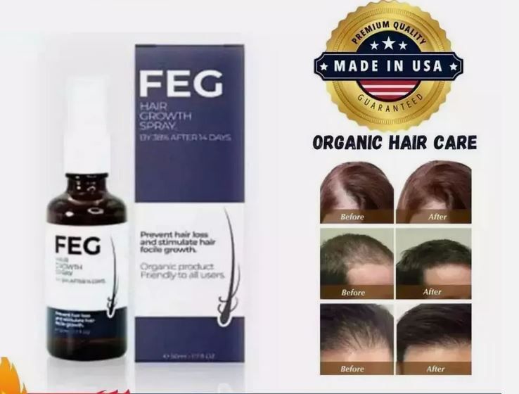 Feg Hair Growth Spray - 50ml                                                                                                                                                                   .