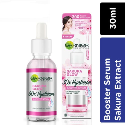 Garnier Sakura Glow Bright Complete Garnier  30x Hyaluronic acid Booster serum 30ml