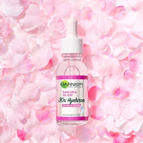 Garnier Sakura Glow Bright Complete Garnier  30x Hyaluronic acid Booster serum 30ml