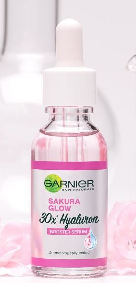 Garnier Sakura Glow Bright Complete Garnier  30x Hyaluronic acid Booster serum 30ml