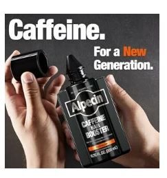 Alpecin Black Edition Caffeine Hair Booster, Scalp Tonic for Men's Thinning Hair Growth - 200ml                                                                  .