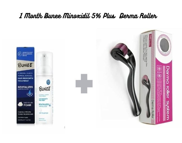BUNEE Signature 5% Minoxidil Hair +Niacinamide + Biotin Growth Treatment, Can Foam Aerosol
 BUNEE Hair Regrowth Foam (5% Minoxidil + Biotin +Niacinamide)