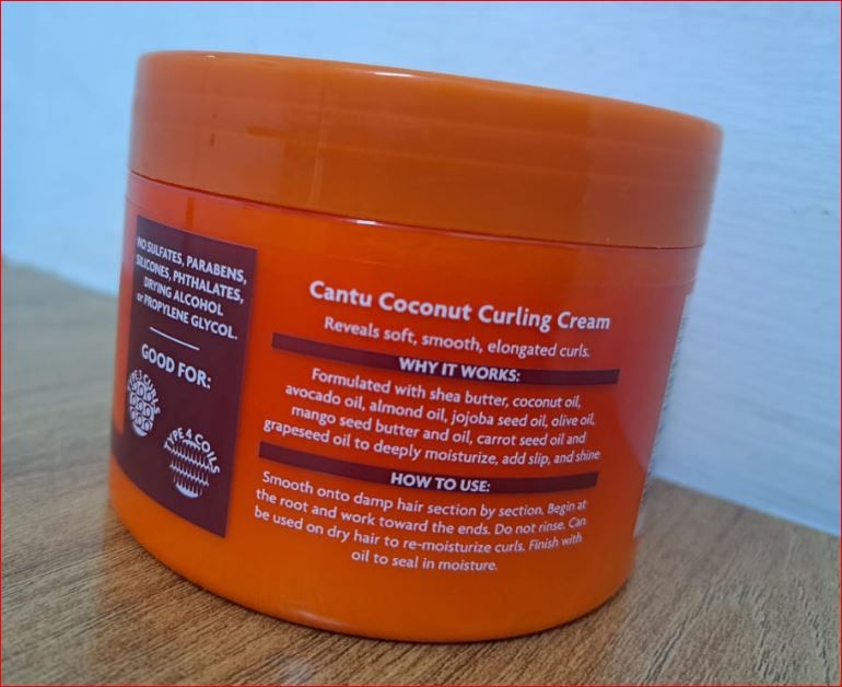 Cantu Shea Butter for Natural Hair Coconut Curling Cream                                                                                                                                 .