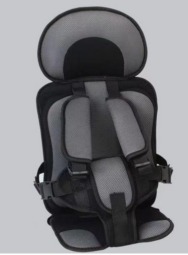 Adjustable Portable Baby Car Seat Belt for Children & Infants - Black&grey, Lightweight, Compact, Portable Car Seat-Perfect for Travel and Everyday Child Safety Childrens safety car seat cusion